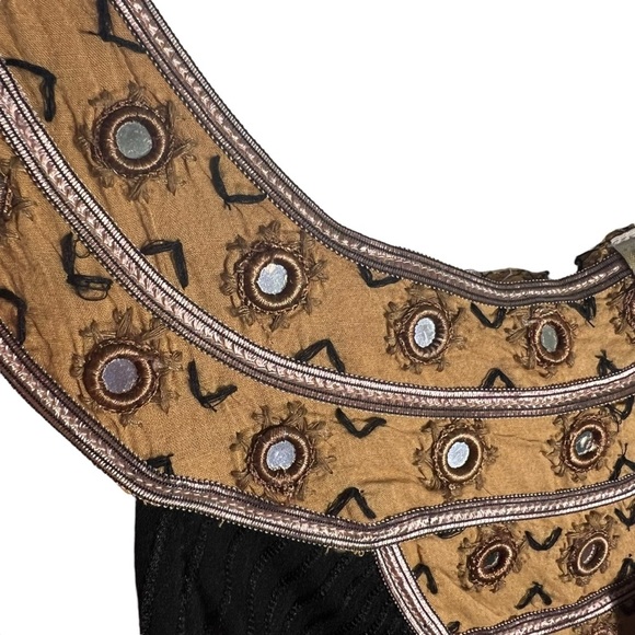 Free People “Nefertiti” Mirror Bodycon Dress • Black • NWT • Size M - Picture 7 of 12